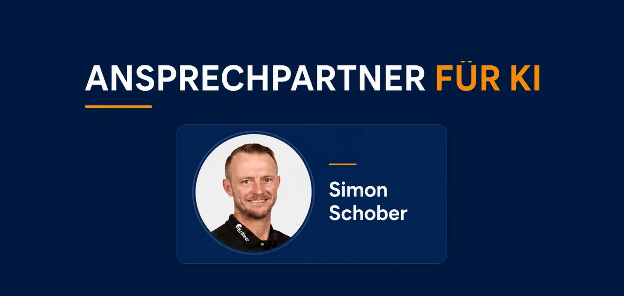 Ansprechpartner für KI: Simon Schober von Krämer IT
